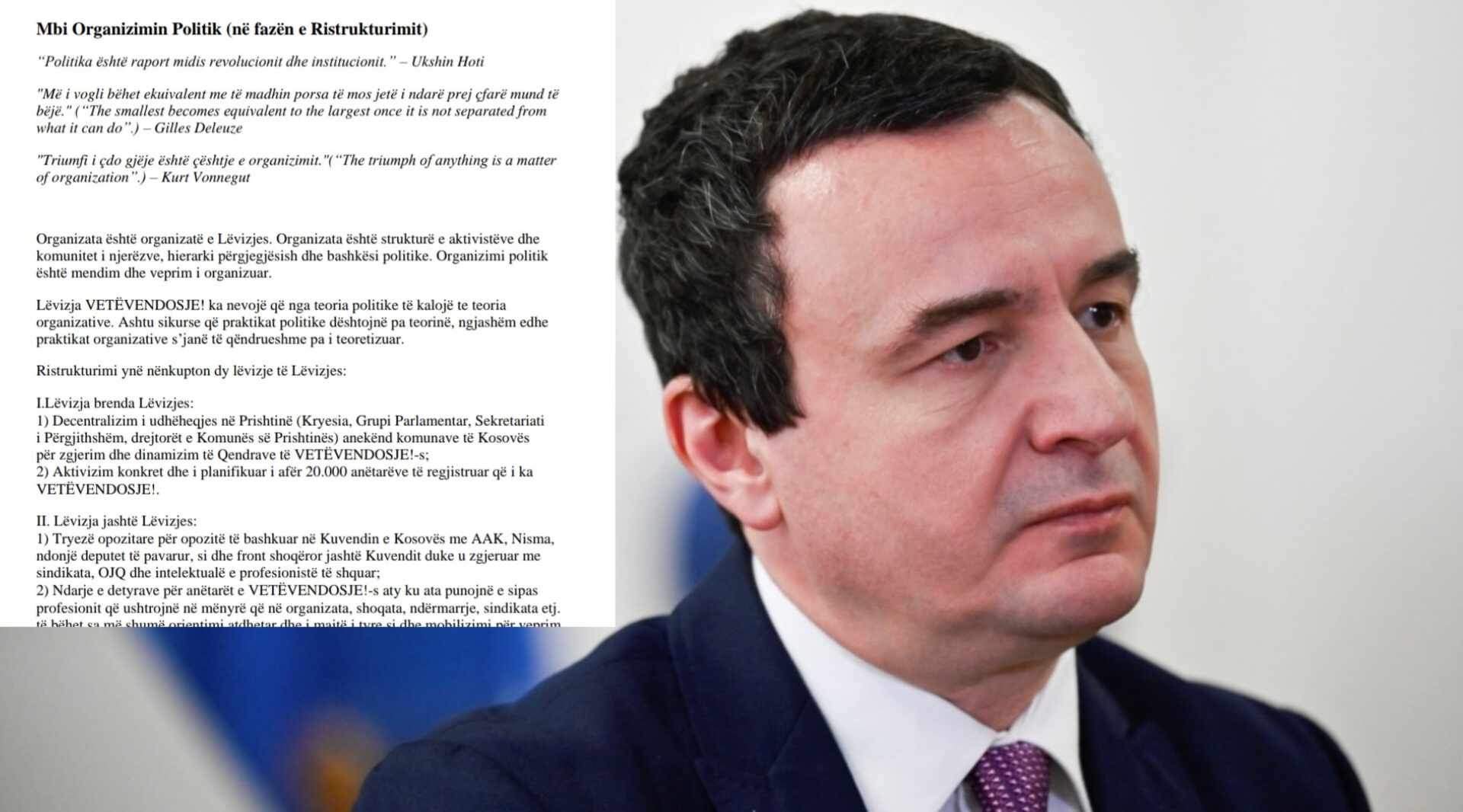 Viti 2017: Kurti, udhëzon partinë: Shpërndani thashetheme, 40% e popullit janë analfabetë – kur ta marrim pushtetin t’i përlyejmë duart dhe ta mbajmë gjendjen e jashtëzakonshme, duhet edhe ilegalitet