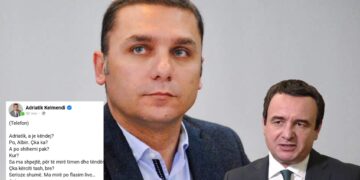 “Po vij në Rubikon, po flas, Po dojnë prapë me më burgosë”- Adriatik Kelmendi publikon bisedën me Albin Kurtin opozitar!