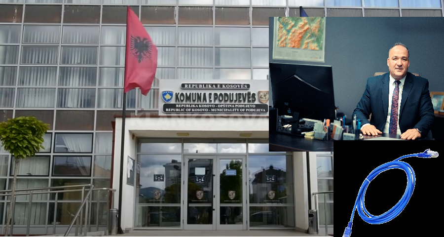 Për shkak të prishjes së një kabllo të internetit, Komuna e Podujevës tre ditë nuk ka kryer shërbime publike
