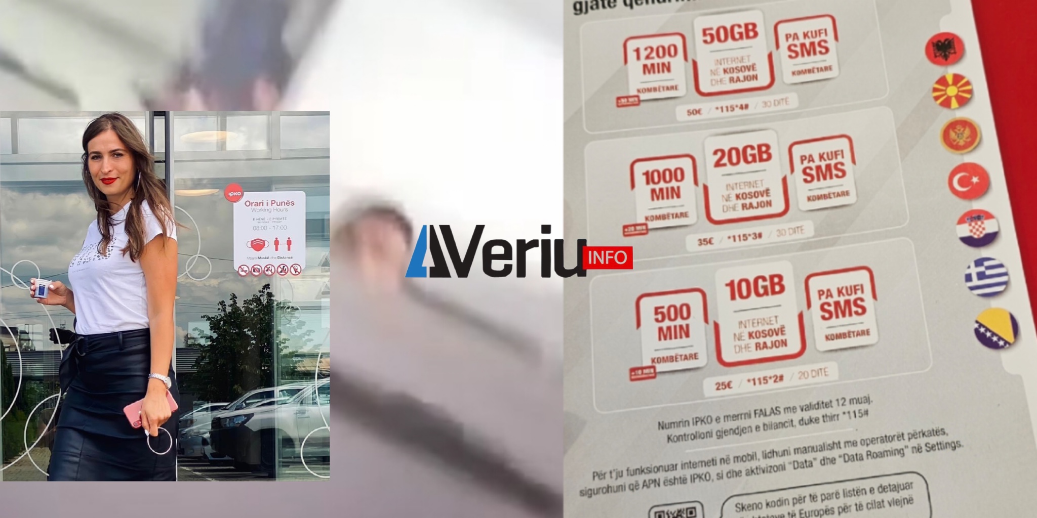 Në vend të kërkimfaljes për rastin e shitjes së numrave me çmime astronomike, zyrtarja e IPKO-s kërcënon me kallëzim penal Gazetën Veriu.info për raportim