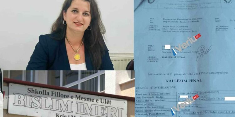 Skandal: Zihet duke vjedhur në butik U.D. Drejtoresha e Shkollës në Kçiq të Mitrovicës, policia i bën kallëzim penal (Dokument)