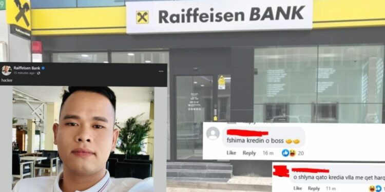 “O fshina kredinë, o boss”, qytetarët i luten hakerit që sulmoi Raiffesen Bank