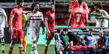 Ndërhyrje horror, Marcelo i thyen këmbën kundërshtarit dhe shpërthen në lot