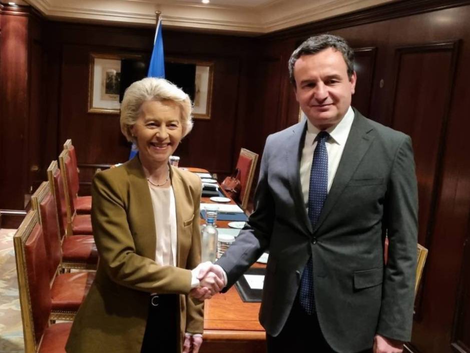 Kurti kërkesë von der Leyen: BE të heq masat