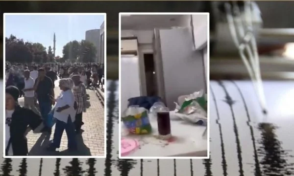 Detaje dhe pamje që tregojnë panikun e banorëve pas tërmetit në Turqi