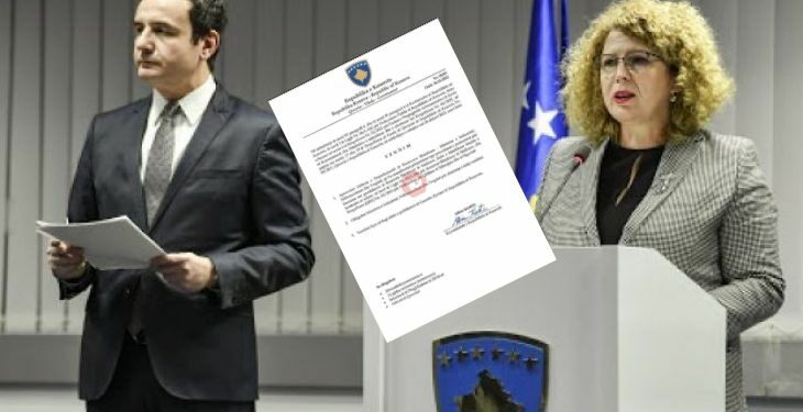 Ky është vendimi i Kurtit që lejoi përjashtimin e procedurave të prokurimit për rezervat shtetërore