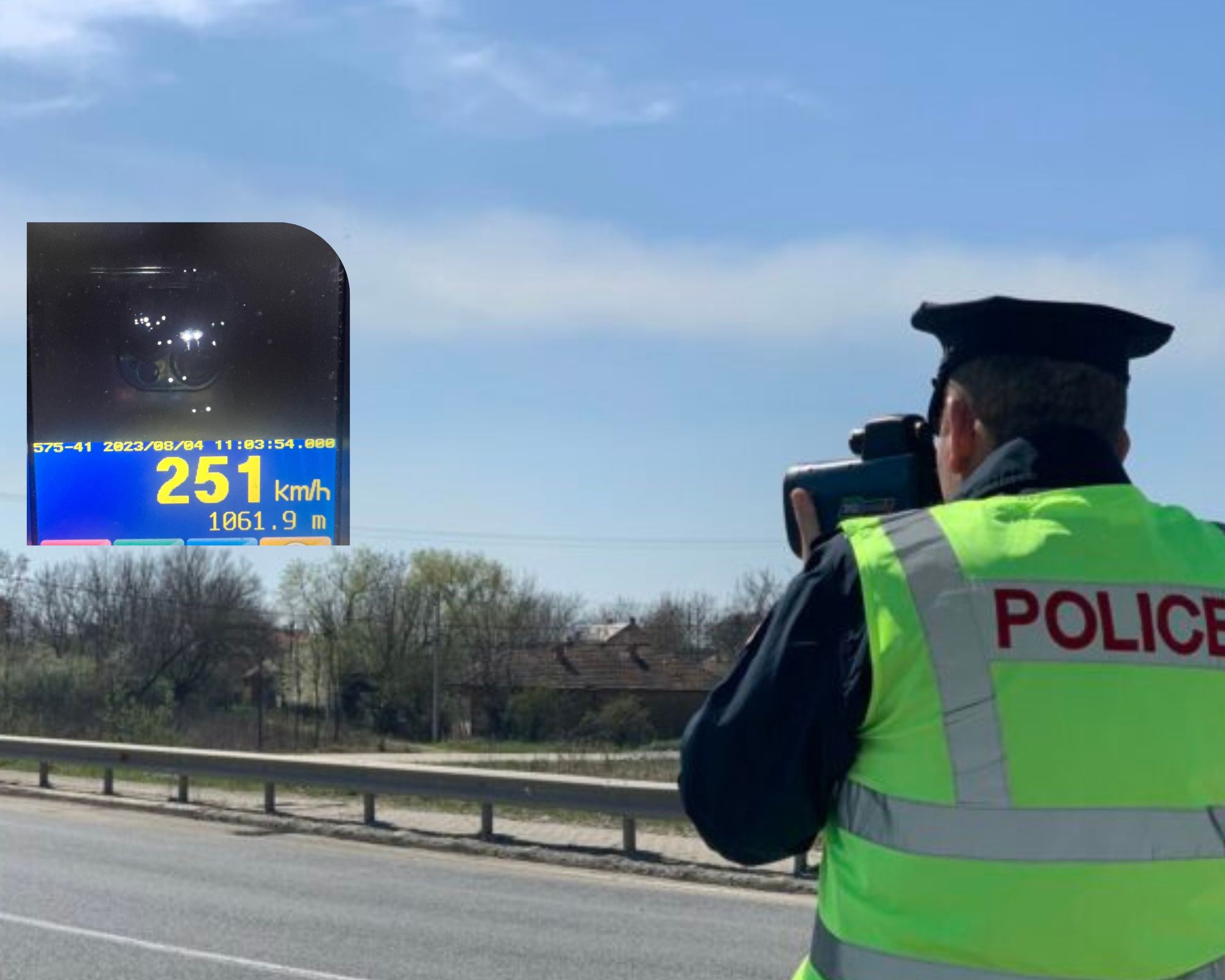 Voziti 251 km/h në autostradën Ferizaj-Prishtinë, gjobitet me 300€ dhe 3 muaj ndalohet drejtimi i mjetit