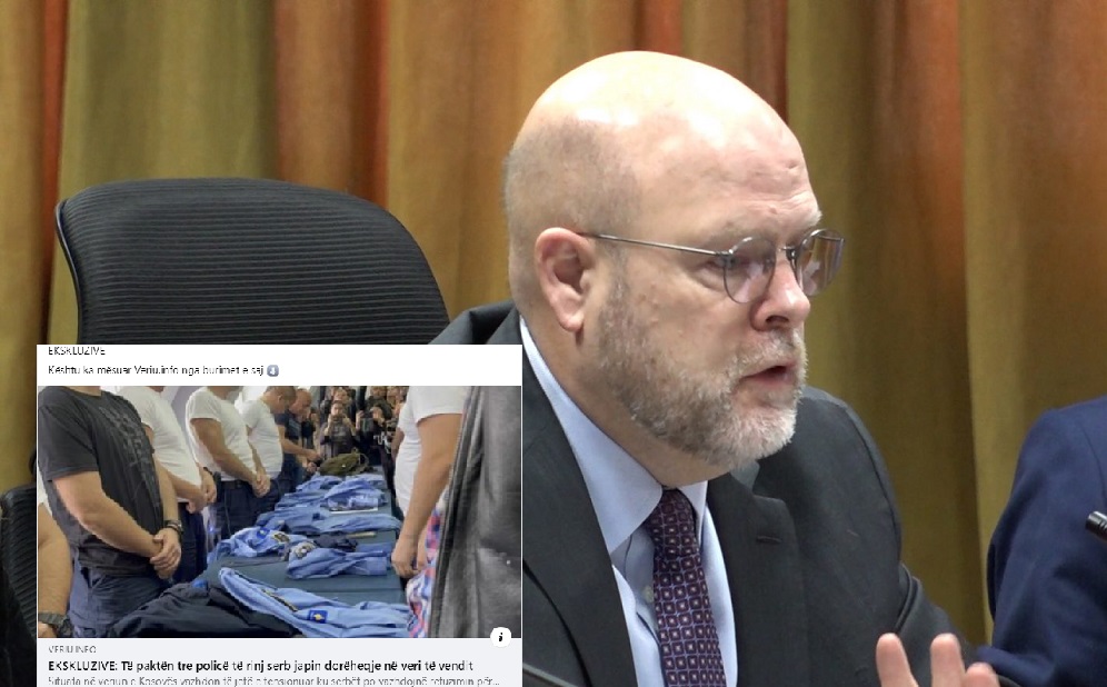 Ambasadori amerikan konfirmon dorëheqjen e tre policëve serb, Veriu.info raportoi ekskluzivisht