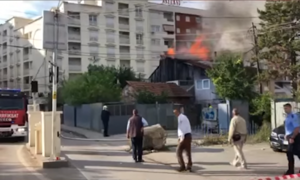 Zjarr brenda oborrit të QKUK-së