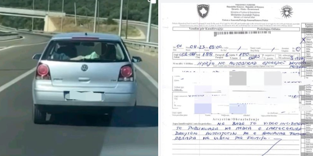 Drejton automjetin pa e siguruar fëmijën në ulësen për fëmijë, dënohet me 150 euro