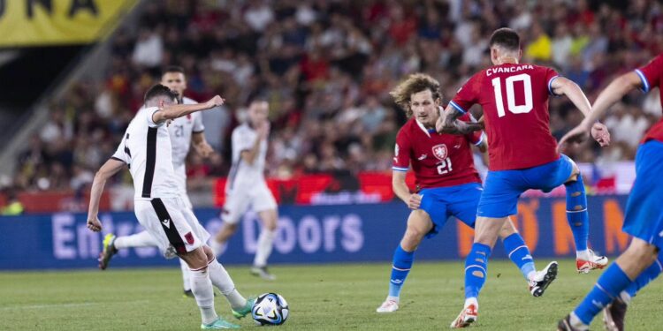 Shqipëria fantastike ndaj Çekisë, merr një pikë të madhe në Pragë