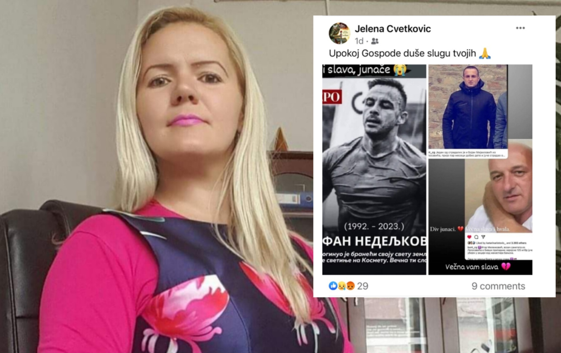 Skandal/Zyrtarja e Mitrovicës së jugut për terro**stët e vrarë në Banjskë: “U prehshi në paqen e zotit”