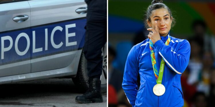 Vetura e policisë e aksidenton atë të Majlinda Kelmendit