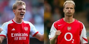 Gallas krahason Odegaardin me legjendën e Arsenalit Dennis Bergkamp