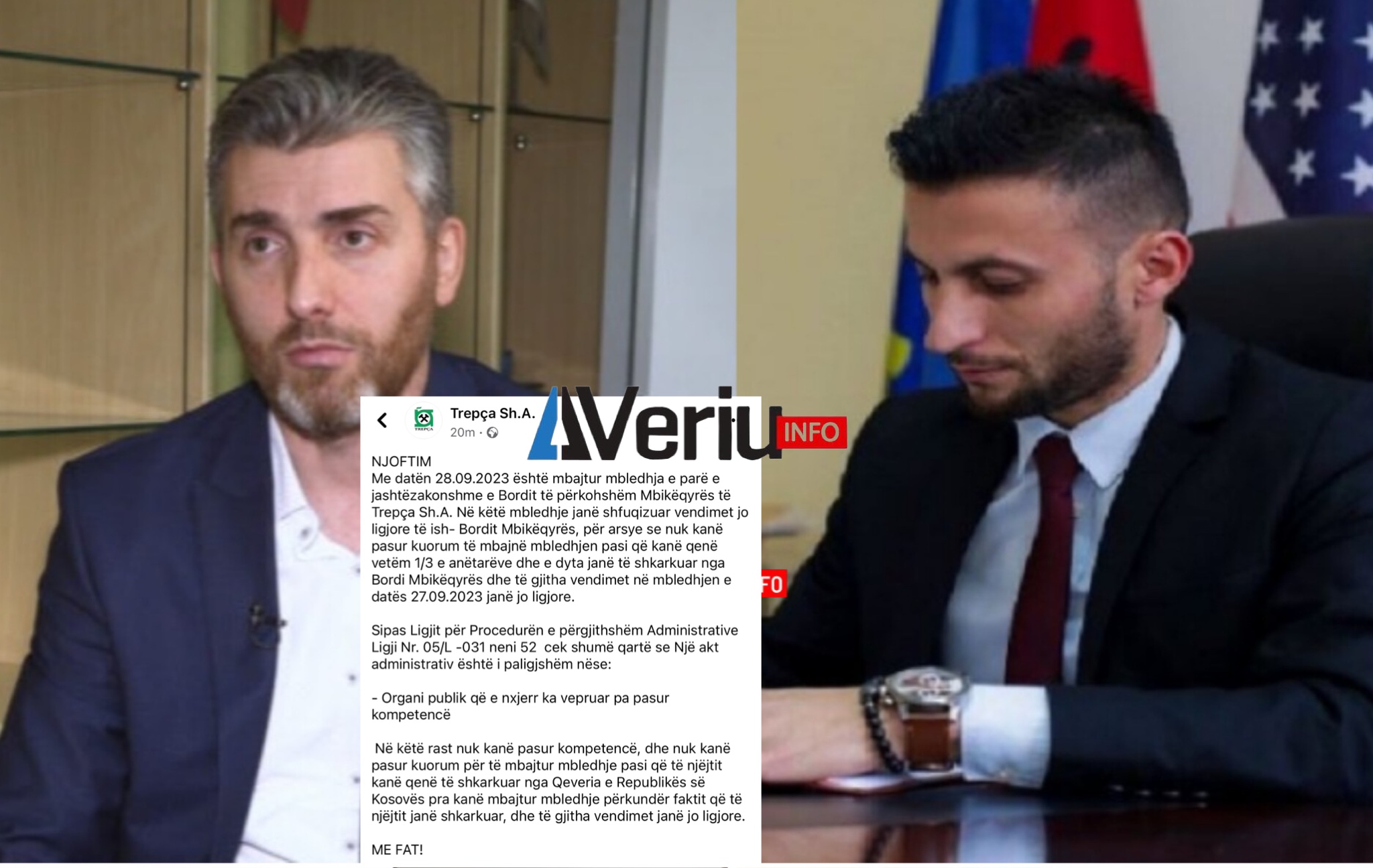 LAJMI I FUNDIT: Bordi i ri Mbikqyrës i “Trepçës” kthen sërish në krye Enis Abdurrahmanin, zgjedhja e Enis Muzaqit joligjore