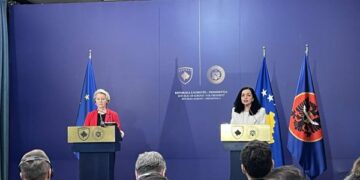 Osmani: Von der Leyen ma prezantoi planin e ri të rritjes për Ballkanin Perëndimor, hap i rëndësishëm drejt integrimit në tregun europian