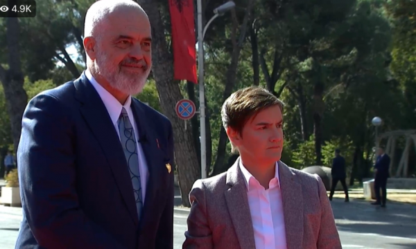 FOTO/ E ‘ngrysur’, çfarë nuk u pa nga takimi i Kryeministres së Serbisë me Ramën