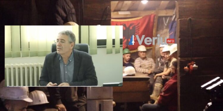 Drejtori i minierës për grevën e minatorëve: E keqja e këtij organizimi është që nuk po paraqitet një ekip me marrë përsipër dhe me menaxhu mirë situatën
