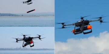 Droni i parë në botë që lëshon një raketë anti-nëndetëse