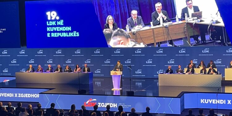 “Zgjedhjet në LDK janë festë”, thotë Abdixhiku në Kuvendin Zgjedhor të partisë
