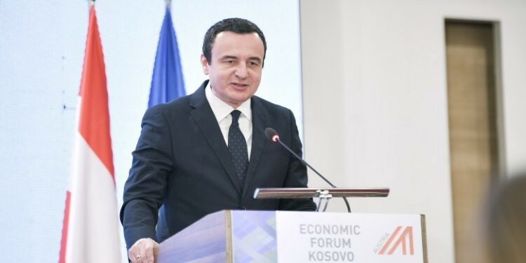 Kurti flet në Vjenë për temën “Kosova si peng i interesave gjeopolitike”