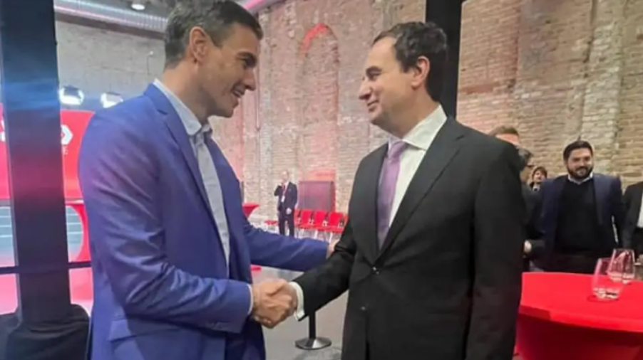 Kurti e uron Sanchez pasi u rizgjodh kryeministër i Spanjës