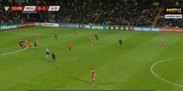 Mbi një orë lojë – Shqipëria drejt suksesit historik, vazhdon të jetë në avantazh ndaj Moldavisë