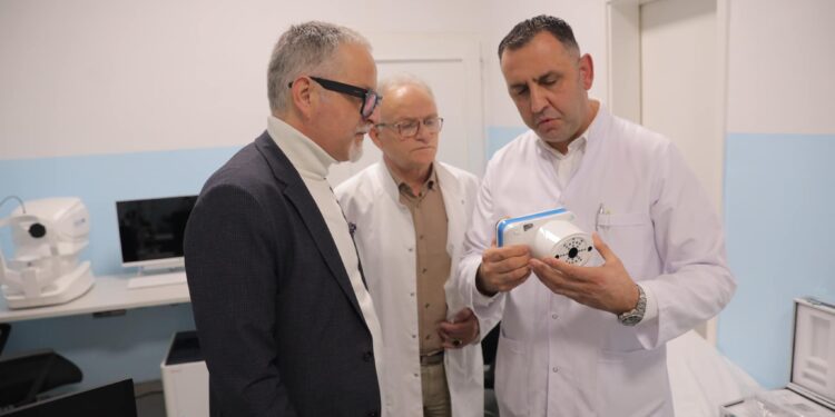 Vitia: 550 mijë euro investime në Klinikën e Oftalmologjisë