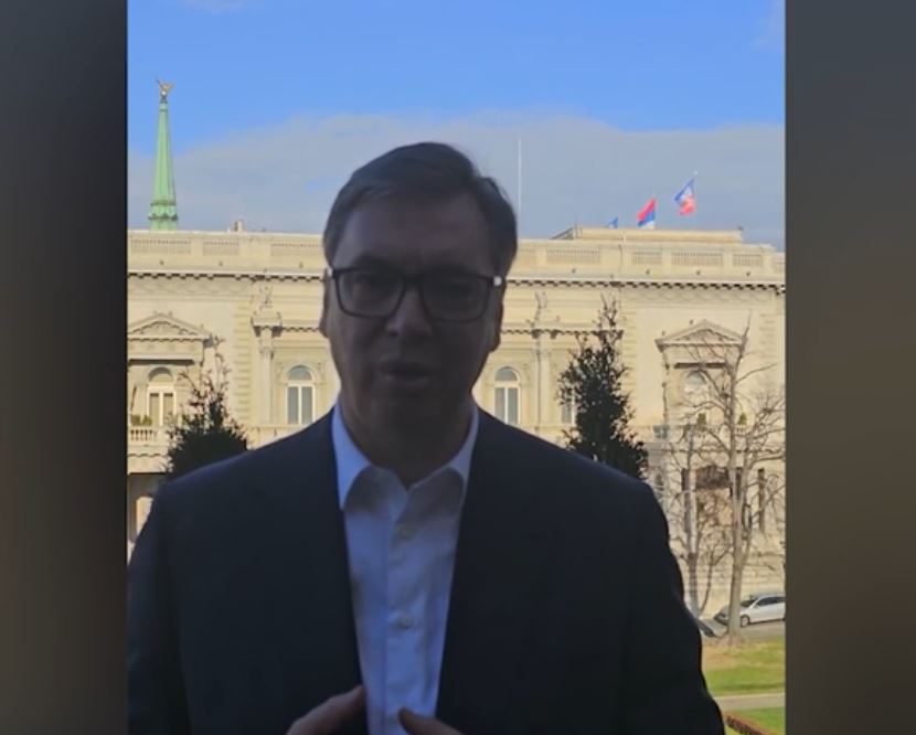 Vuçiq e përcolli protestën e dhunshme nga Presidenca, thotë se s’ka frikë