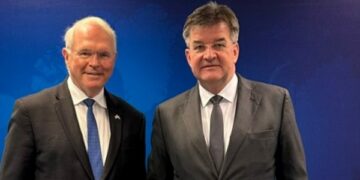 Lajçak takon ambasadorin Hill në Bruksel: Bashkëpunim i shkëlqyer BE-SHBA në dialog