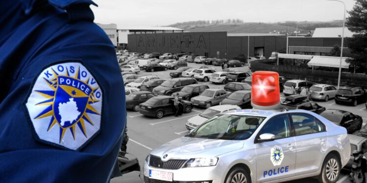 Vjedhja në parking të QTA’së në Skenderaj, hajnat erdhen me golf 6 – vetura kishte tabela të vjedhura në Deçan