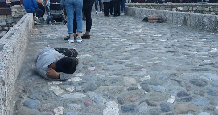 Ndalohet një lëmosh- kërkues gjatë aksionit për largim nga rrugët në Prizren, i gjenden 266 euro