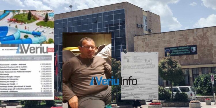 Komuna e Mitrovicës në ‘shërbim’ të Cufës së ‘Lin Projektit’, i jep leje tjetër ndërtimore edhe pse la gjysmë “Aqua Park-un” ku mori 2 hektarë tokë të shtetit (Dokument)