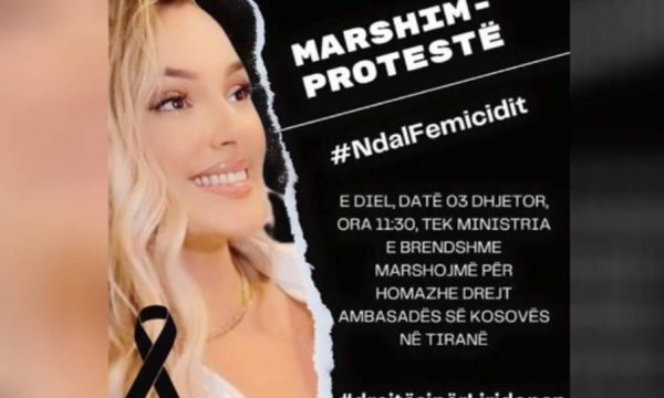 Nesër marshim në Tiranë për vrasjen e Liridonës