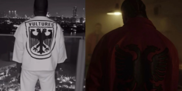 Çfarë kuptimi ka? Pas Drake edhe Kayne West shfaqet me simbolin e shqiponjës