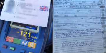 Në zonën ku shpejtësia e lejuar ishte 60 km/h, voziti 121 km/h- gjobitet shoferi në Gjilan