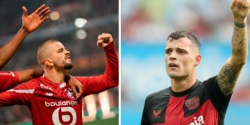 Zhegrova e Xhaka në super-formë, janë pjesë e formacionit të javës në Ligue 1 e në Bundesligë
