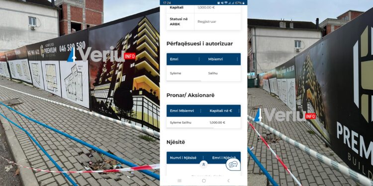 Inspeksioni i Vushtrrisë në “gjumë” të Vitit të Ri – Kompania ndërtimore ‘Premium Building’ bllokon trotuarin, shkak shembja e dheut (Foto)