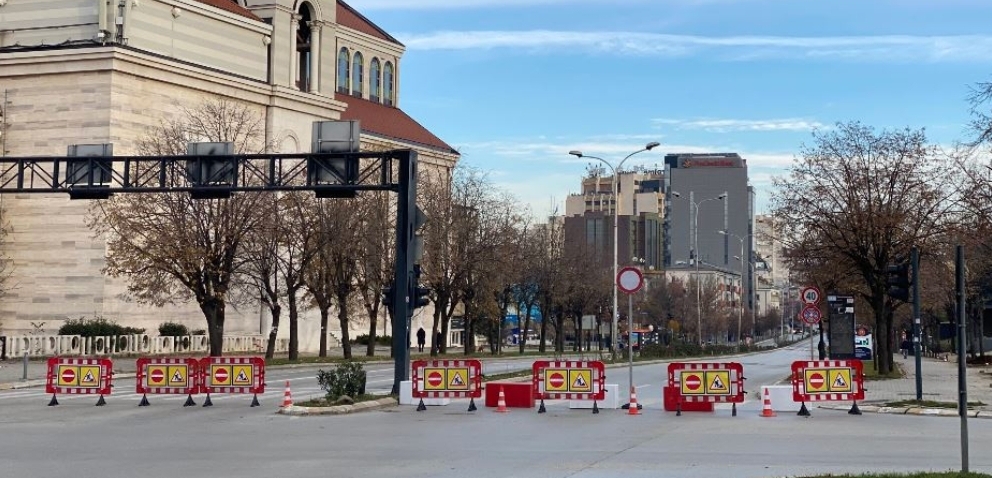 Sot mbahet protestë kundër mbylljes së rrugës “George Bush”
