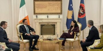 Pas Kurtit, Osmani pret në takim Kryeministrin e Irlandës