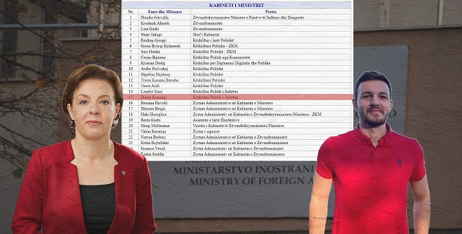 Albanian Post: Donika Gërvalla punëson familjarin si këshilltar politik, i cili me profesion është muzikant