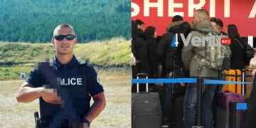Nëna e policit që lëshoi Kosovën sot: Rrugë të mbarë bir, ti ma bën hallall
