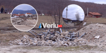 Mbetjet e asfaltit hudhen te varrezat e Shipolit në Mitrovicë, komuna thotë se aty ka krijuar magazinë (depo) për ruajtjen e materialeve (VIDEO)