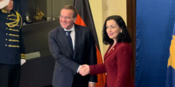 Ministri gjerman shkon në presidencë, e pret Osmani