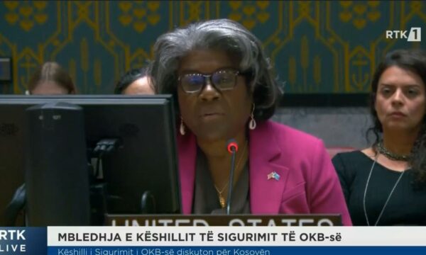 Përfaqësuesja e SHBA-së në OKB: Kosova e Serbia të përmbahen nga veprimet, vendimi për dinarin u mor pa konsultim