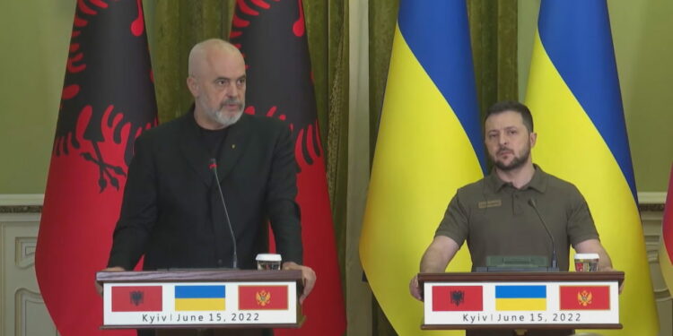 Zelensky do ta vizitojë Tiranën, Rama: Shqipëria qëndron krah për krah me Ukrainën