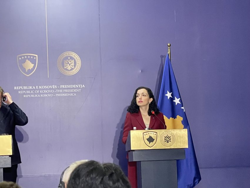Osmani për sulmin në Banjskë: Për fat të keq, Serbisë nuk i janë shqiptuar masa nga ana e BE’së