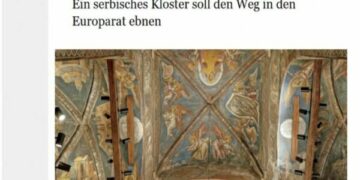 FAZ: Manastiri supozohet t`i hapë rrugën Kosovës drejt Këshillit të Evropës   FAZ: Manastiri supozohet t`i hapë rrugën Kosovës drejt Këshillit të Evropës
