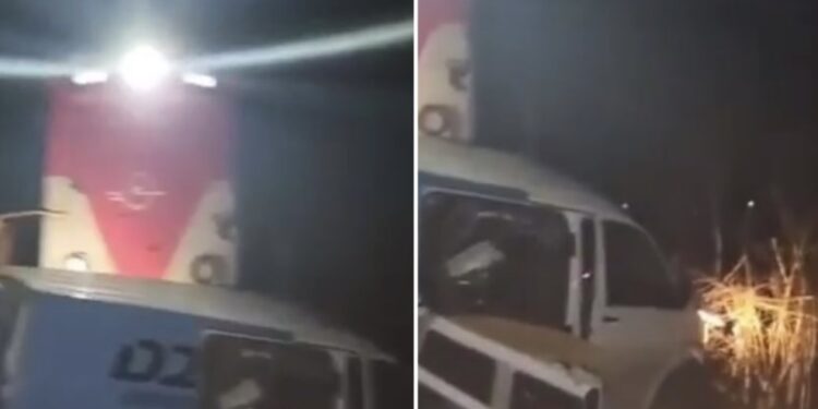 Treni godet veturën në Klinë, dyshohet për viktima (Pamje