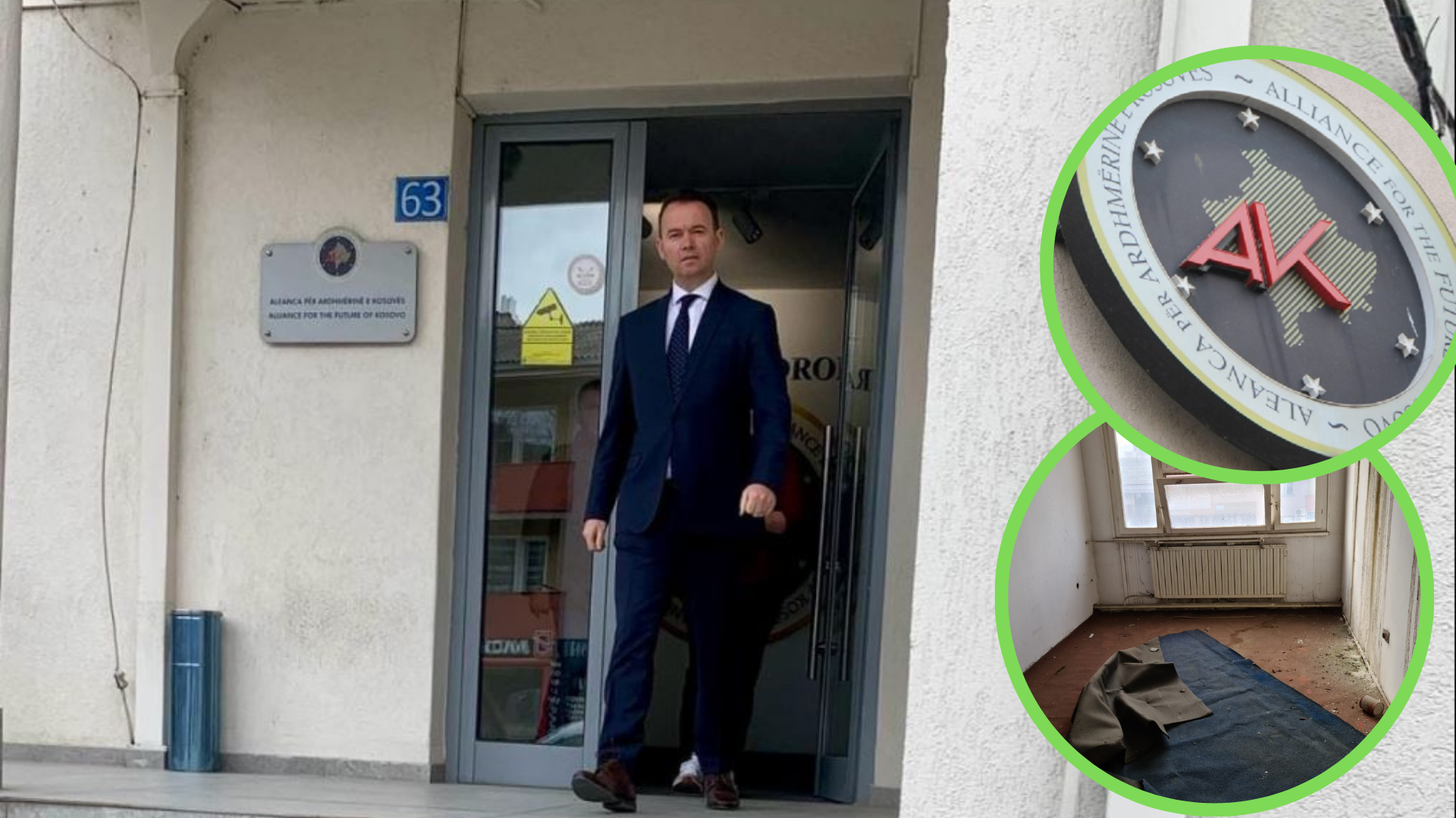 AAK’ja i reagon Pecit për zyret: Manipulues ordiner, edhe pak ditë i kanë mbetur aty ku është